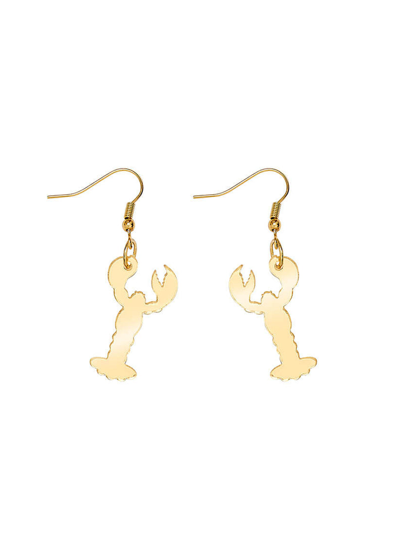Lobster Charm Earrings