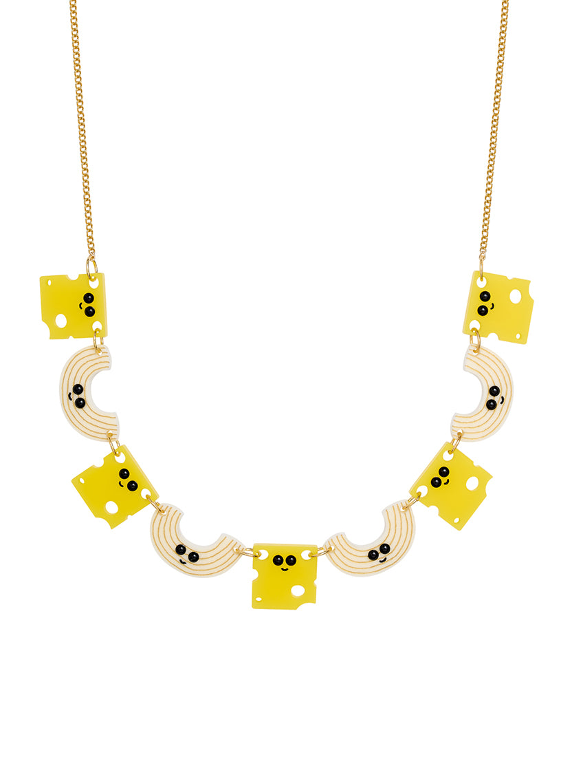 Mac and Cheese Necklace