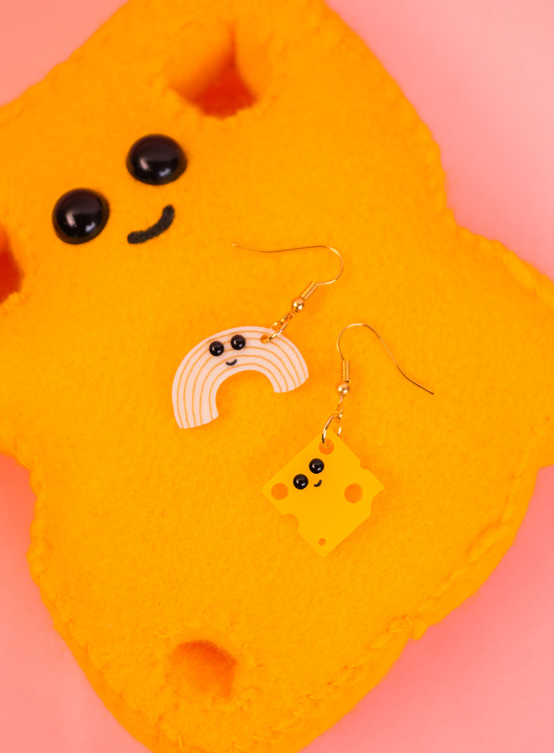 Mac and Cheese Earrings