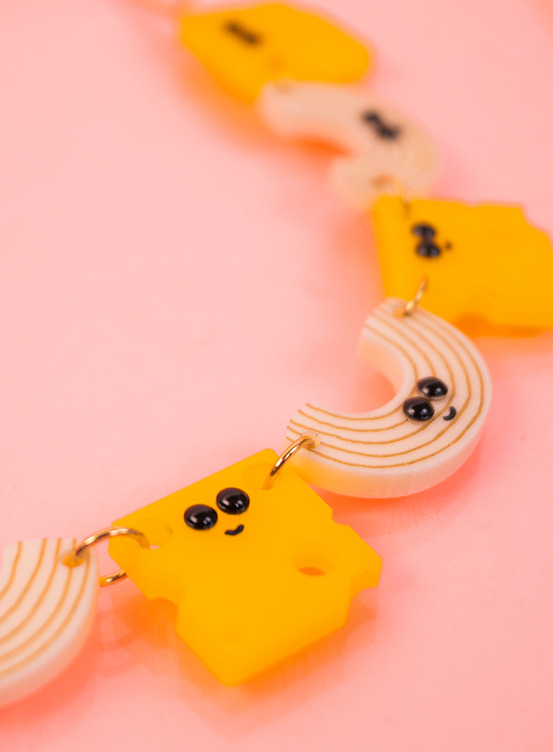 Mac and Cheese Necklace