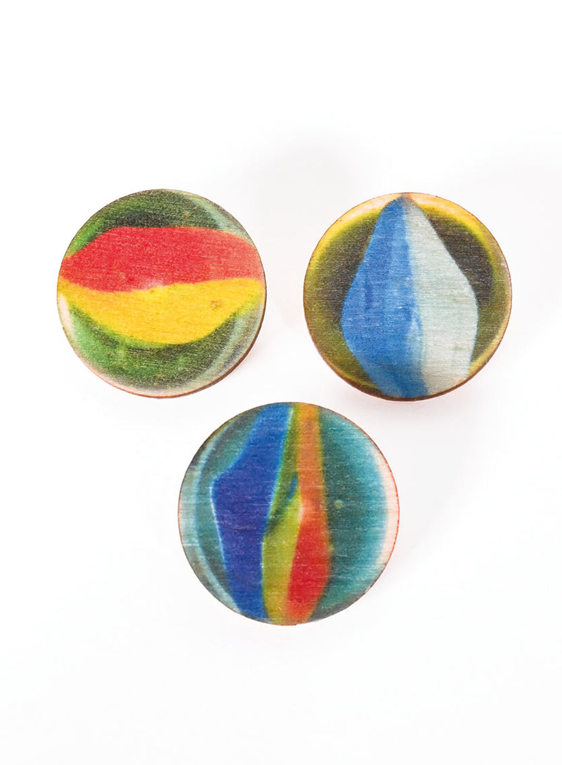 Marble Brooches