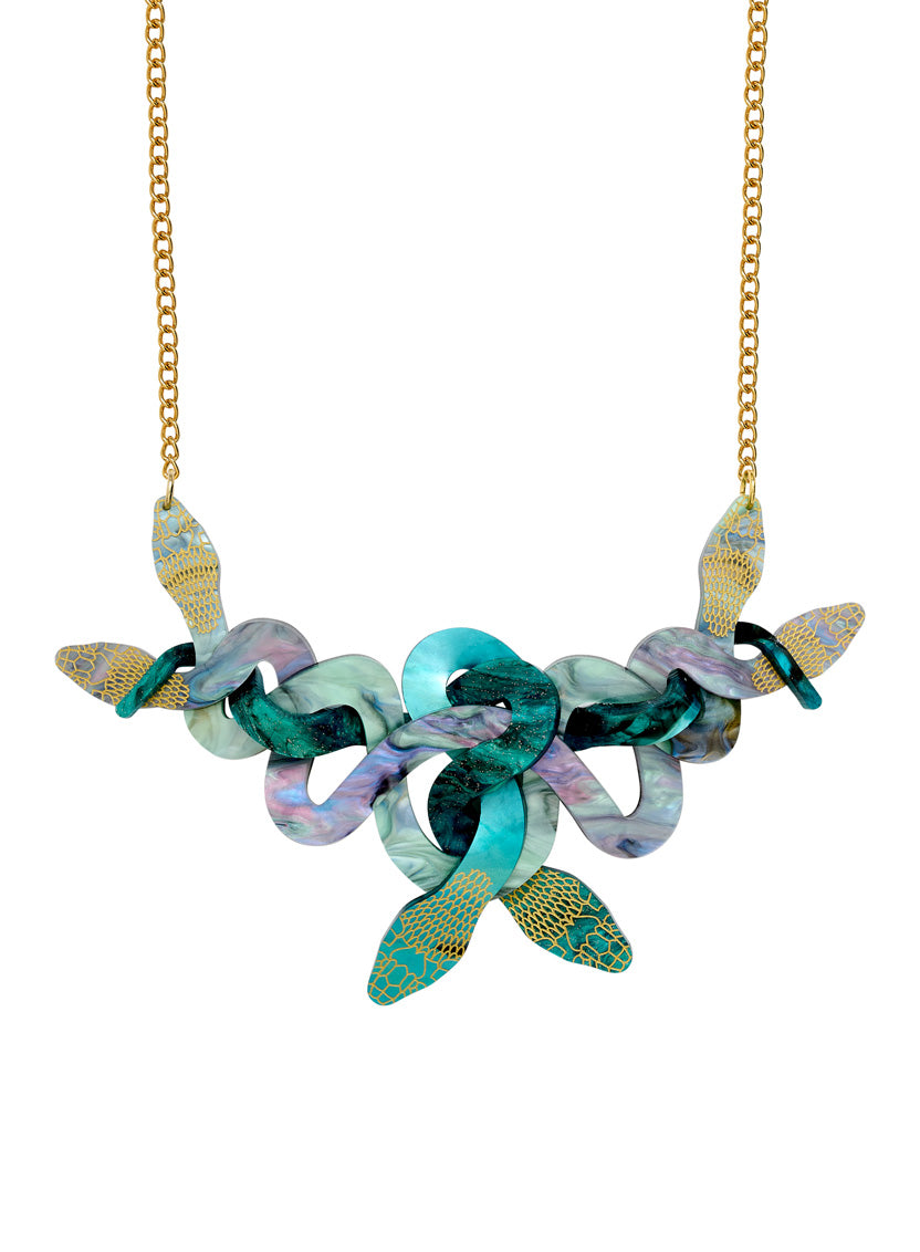 Medusa Snakes Necklace
