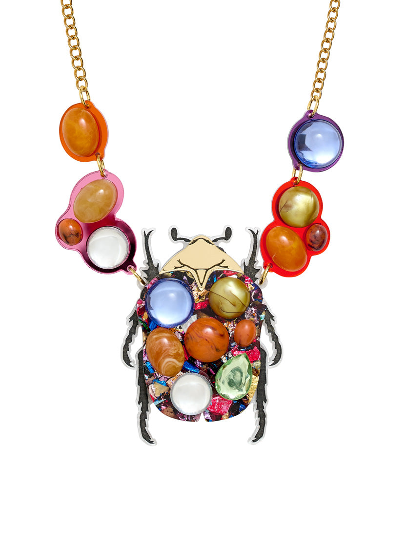 Metamorphosis Beetle Necklace