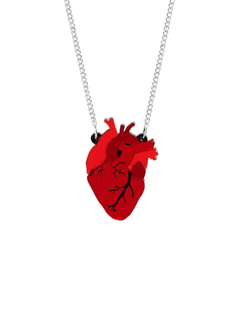 Mini Anatomical Heart Necklace
