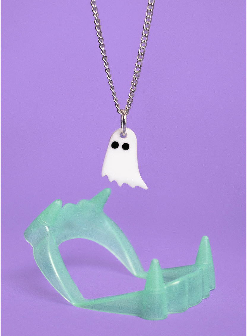 Mini Ghost Pendant Recycled