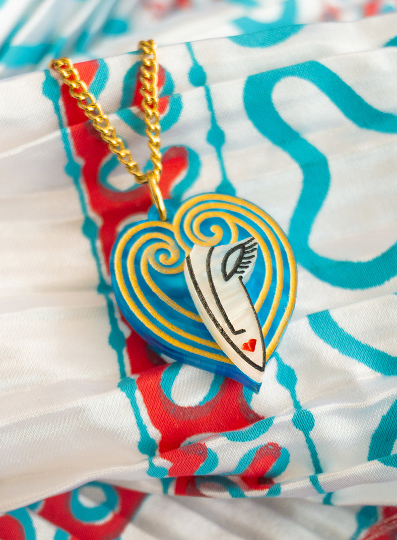 Painted Lady Pendant