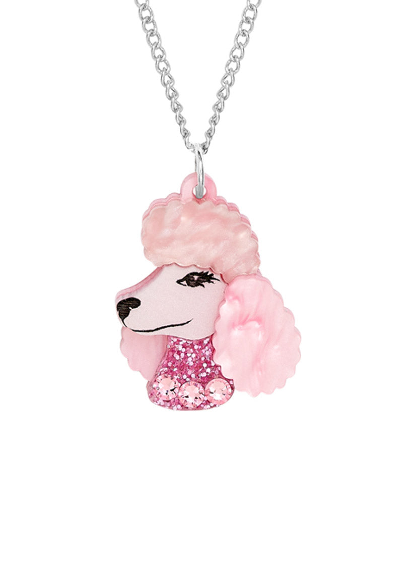 Pink Poodle Pendant