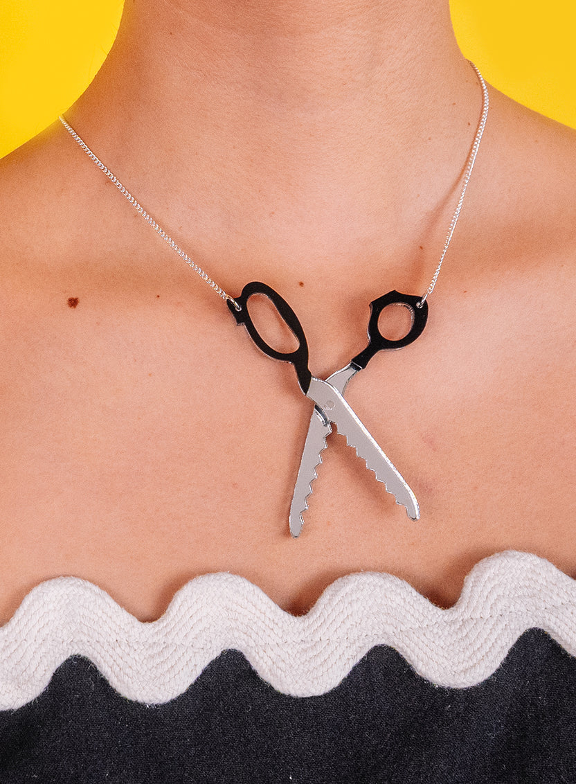 Pinking Shears Necklace