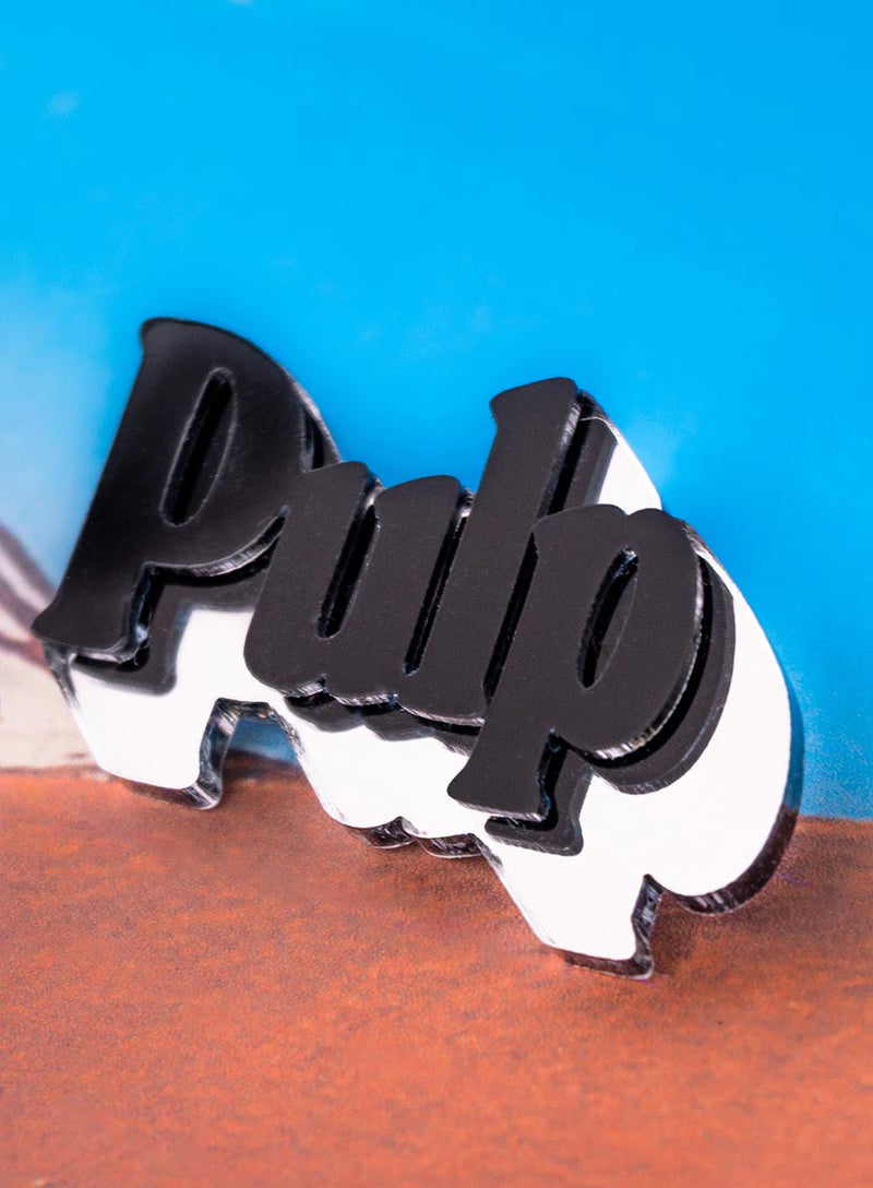 Pulp Brooch Black