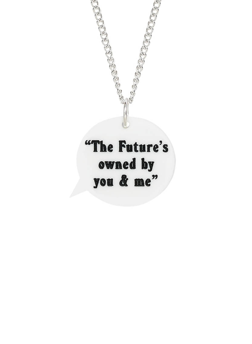 Pulp Speech Bubble Necklace - The Future's Owned