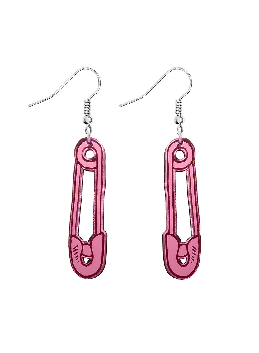 Safety Pin Earrings