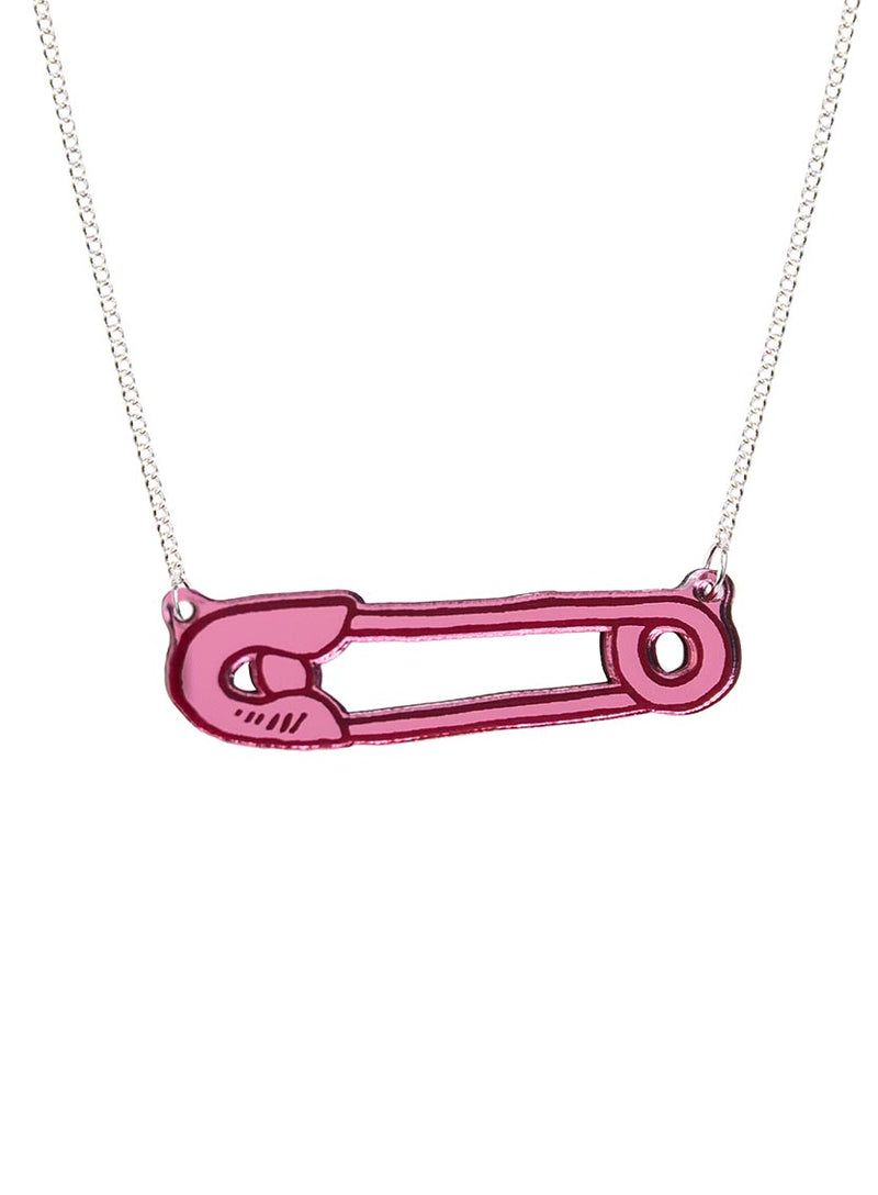 Safety Pin Necklace