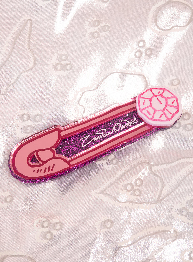 Safety Pin Brooch