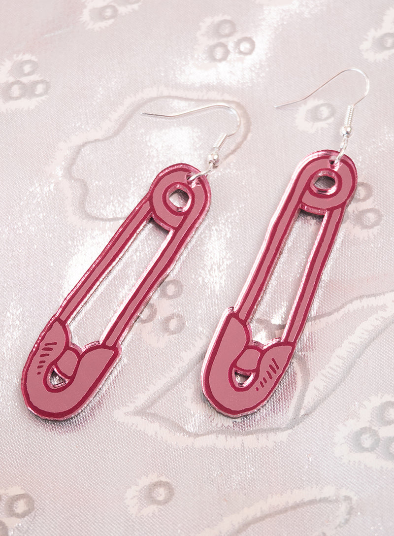 Safety Pin Earrings
