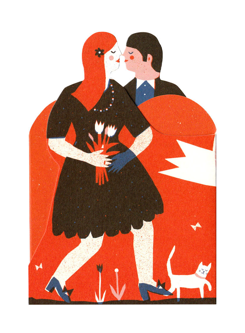 The Printed Peanut - Man and Woman Card