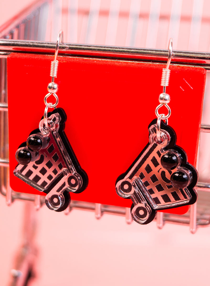 Shopping Trolley Earrings