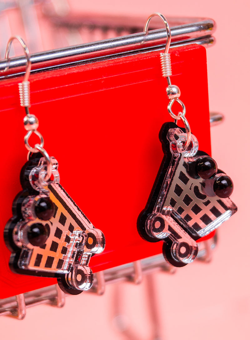 Shopping Trolley Earrings