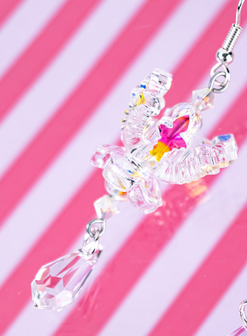 Small Chandelier Earrings Iridescent