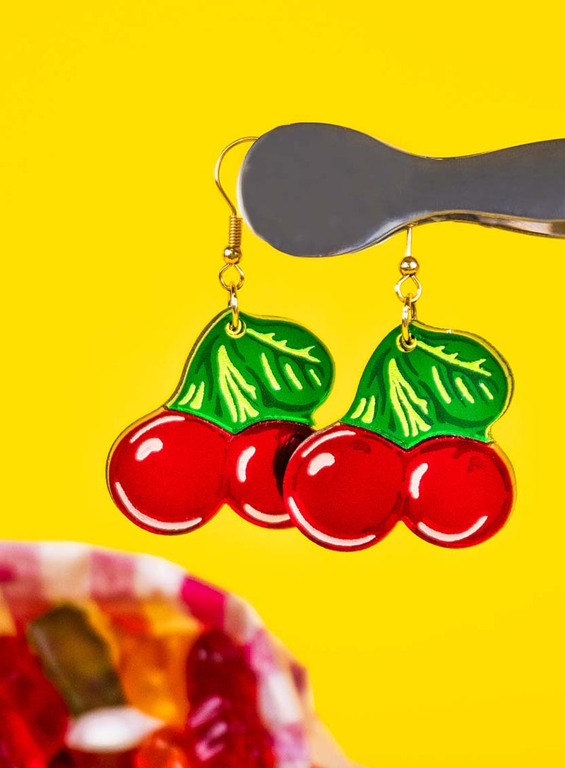Sour Cherry Earrings