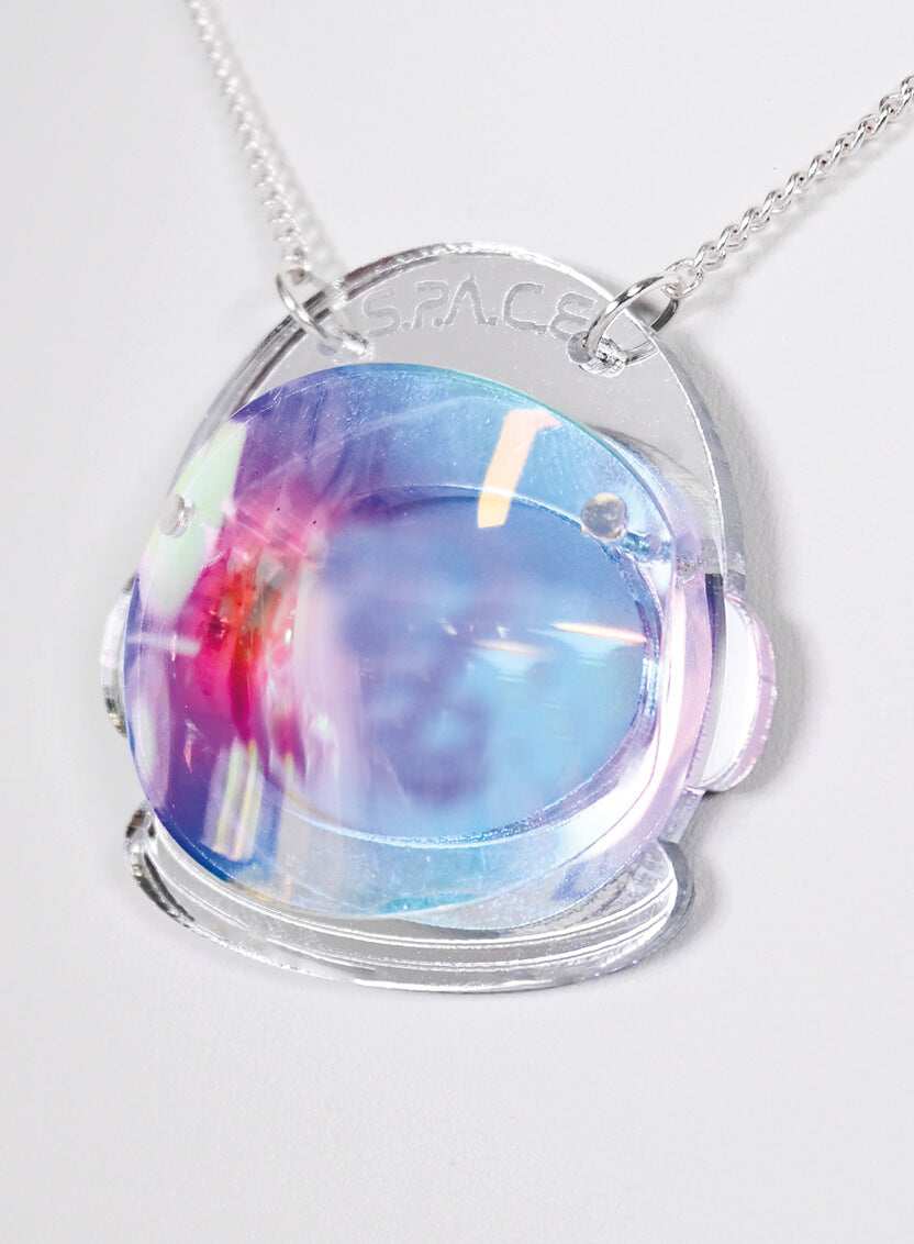 Spaceman Helmet Pendant Logo
