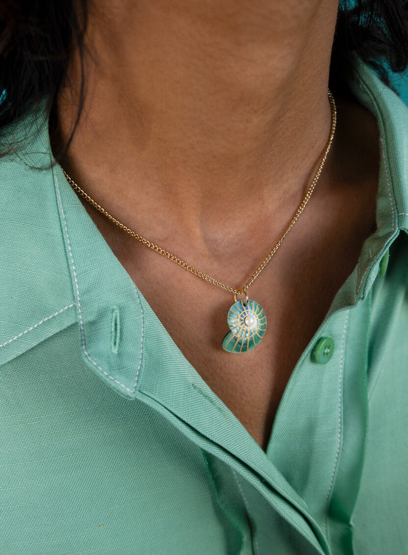 Spiral Shell Pendant