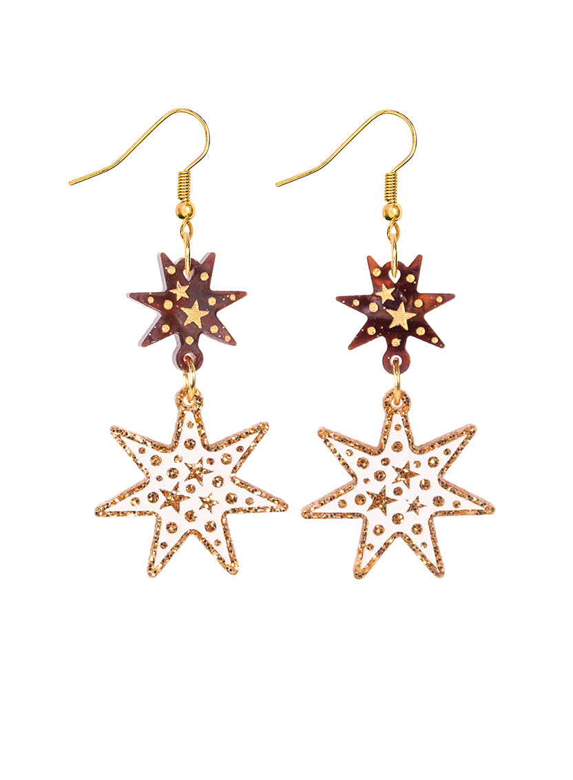 Autumn Star Earrings