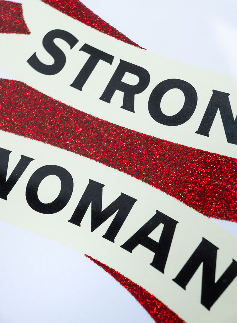 Strong Woman Art Print Model