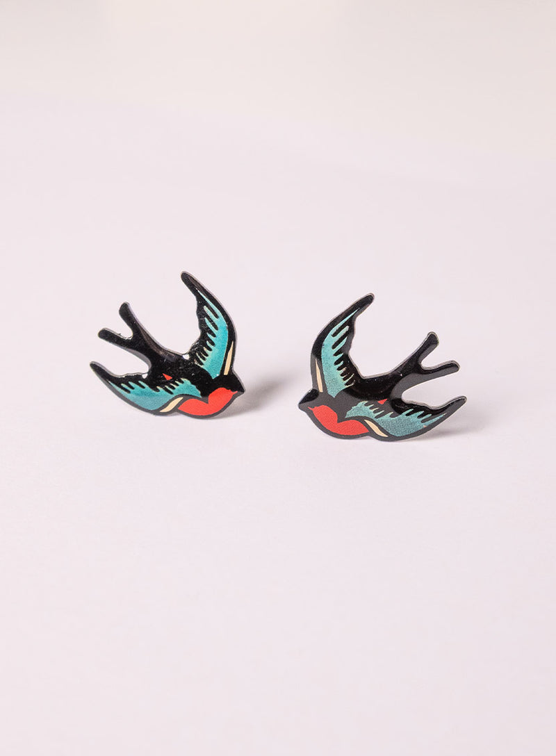 Swallow Earrings Seconds
