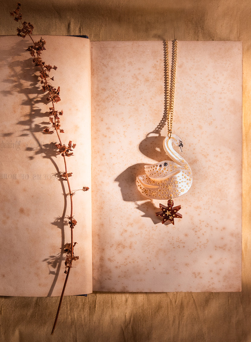 Enchanted Swan Pendant