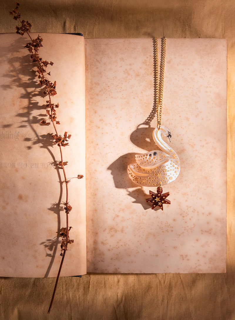 Enchanted Swan Pendant