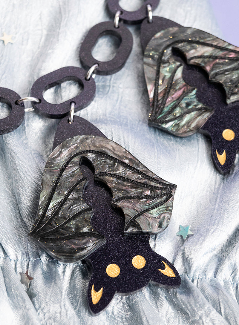 Vampire Bat Statement Necklace