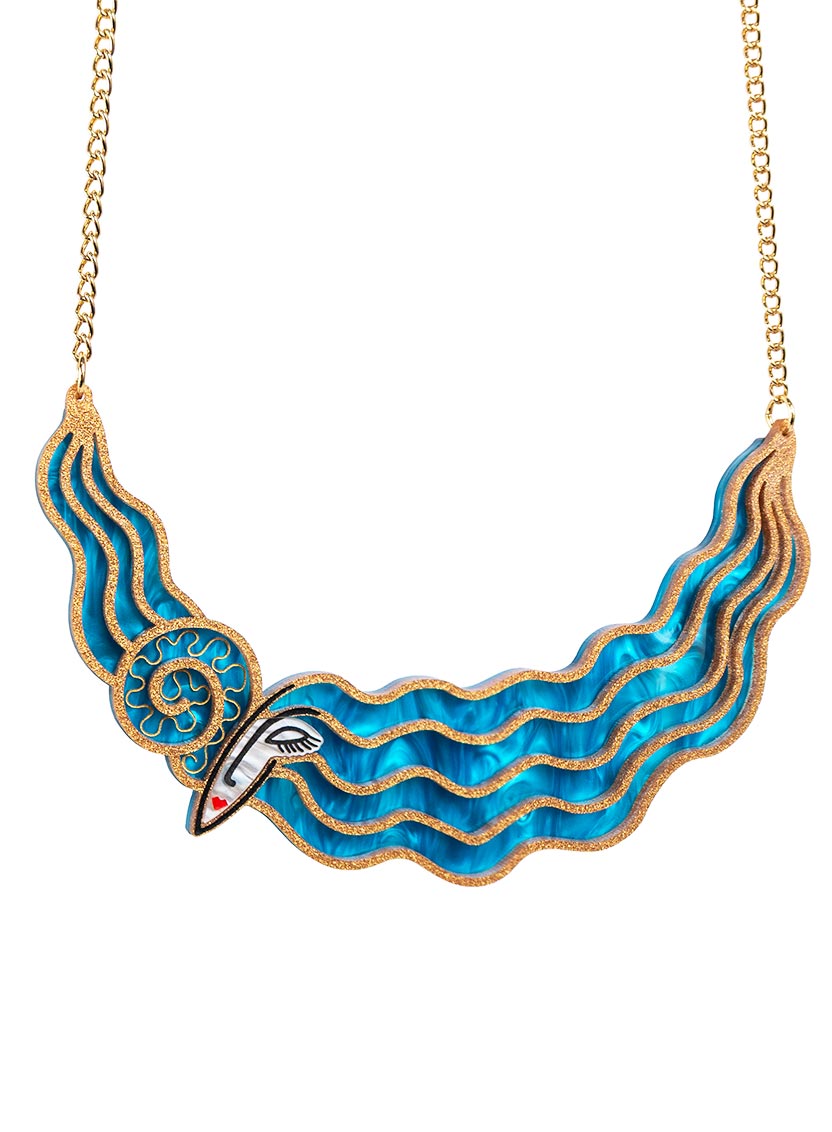 Painted Lady Statement Necklace