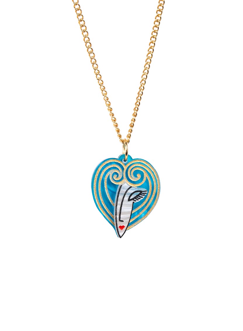 Painted Lady Pendant