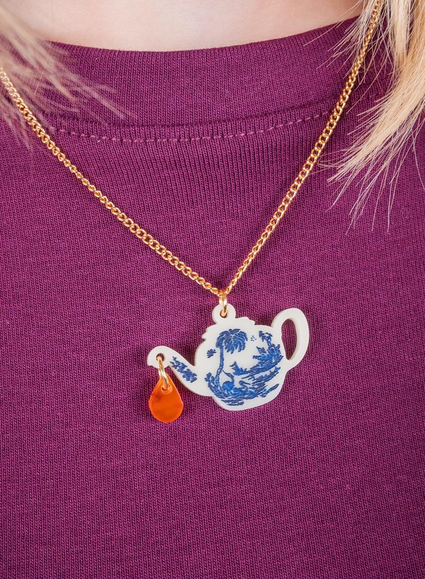 Vintage Teapot Pendant