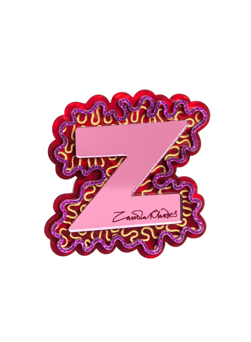 Z for Zandra Brooch