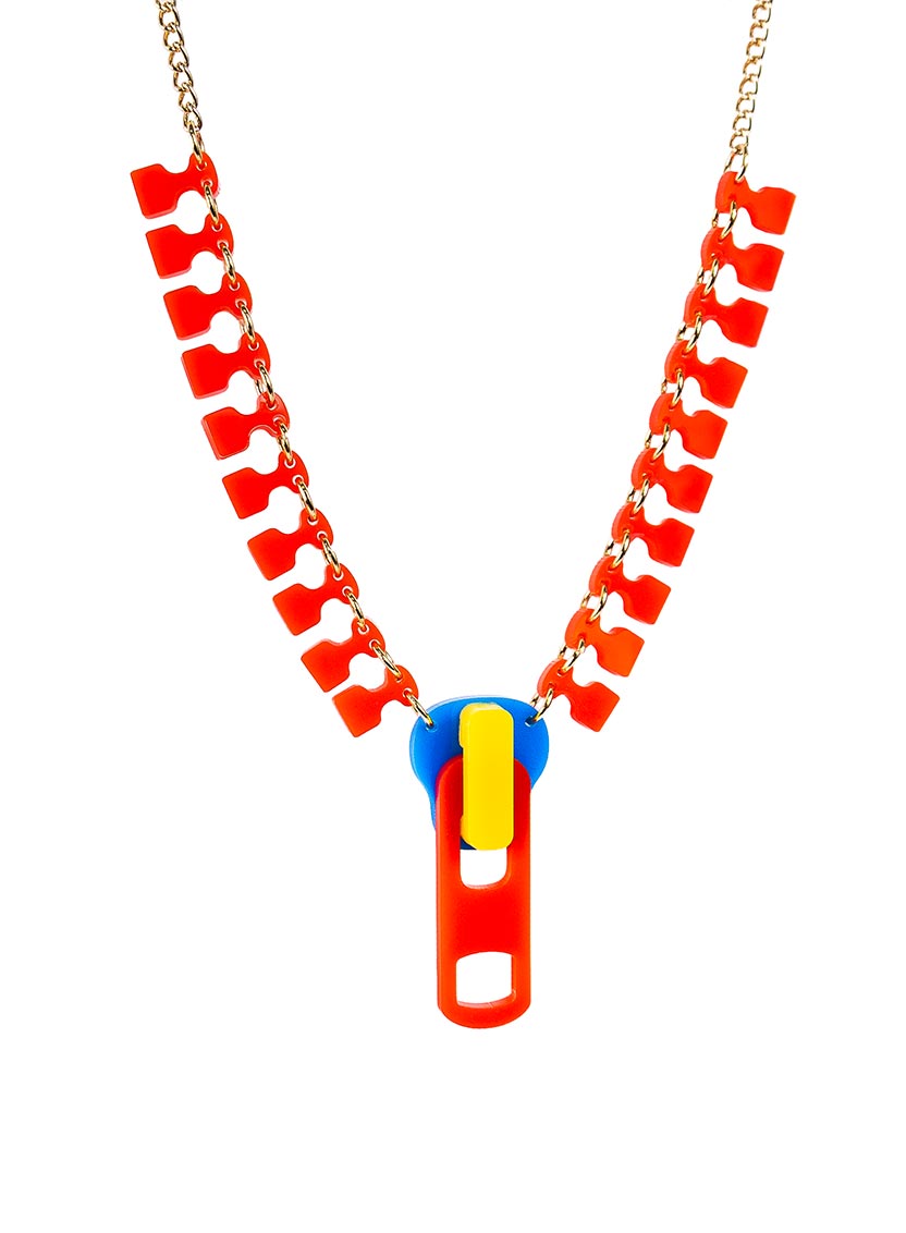 Zip Necklace - Primary