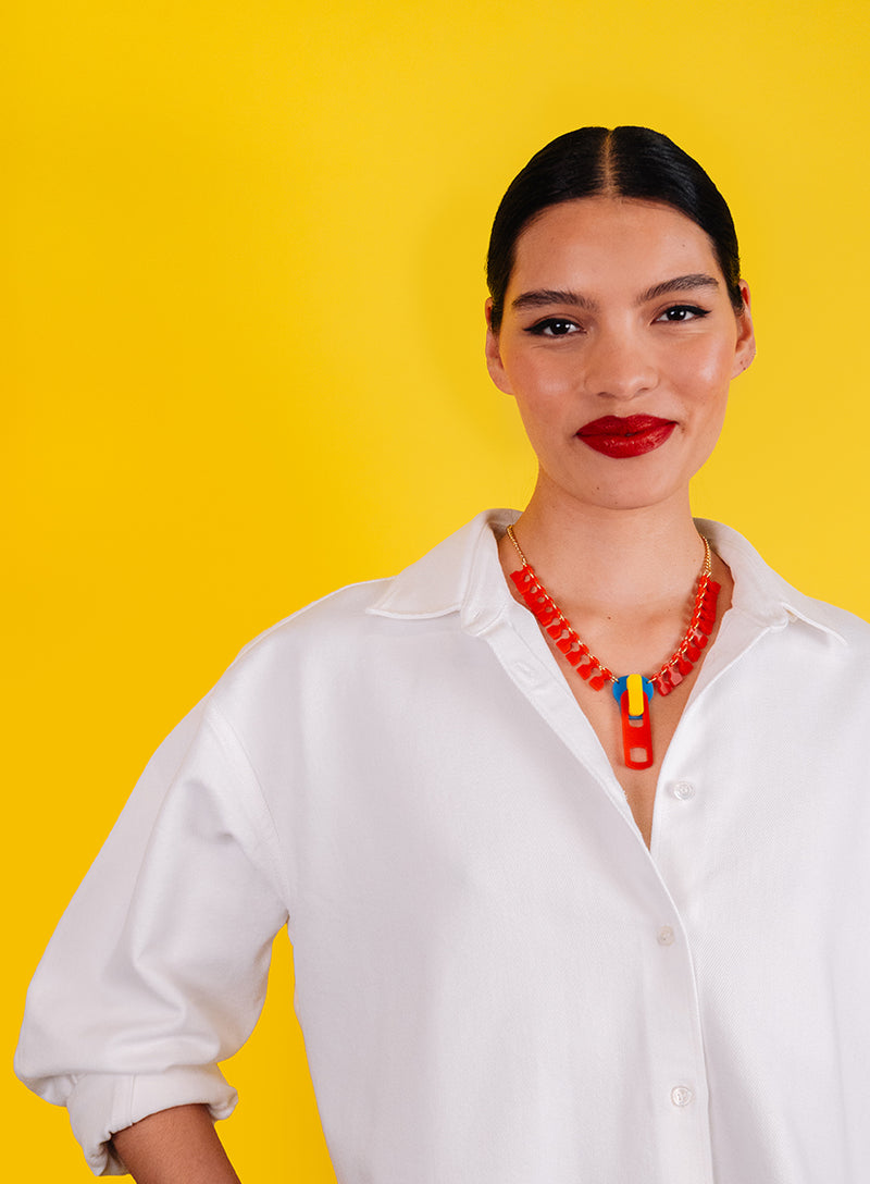 Zip Necklace - Primary