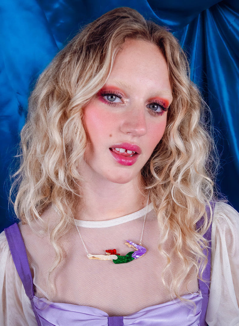 Aerial Acrobat Solo Necklace by Tatty Devine