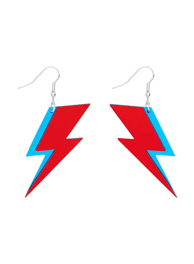 Tatty Devine X David Bowie Aladdin Sane Bolt Earrings - Mirror