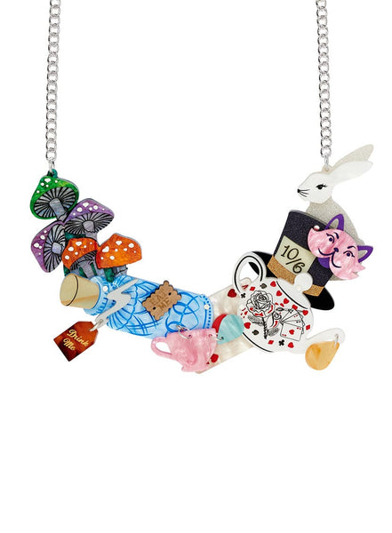 Alice in Wonderland Necklace Tatty Devine X World Book Day