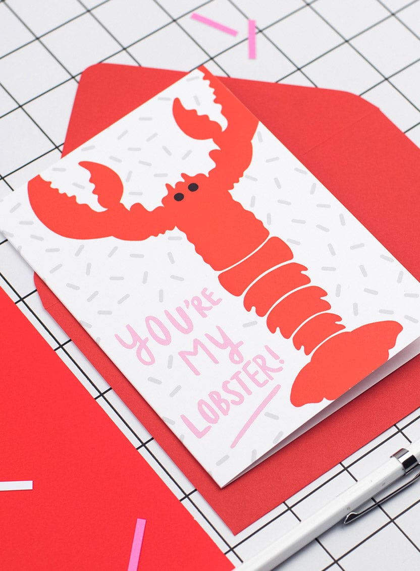 Tatty Devine X Alison Hardcastle Alison Hardcastle You're My Lobster Card