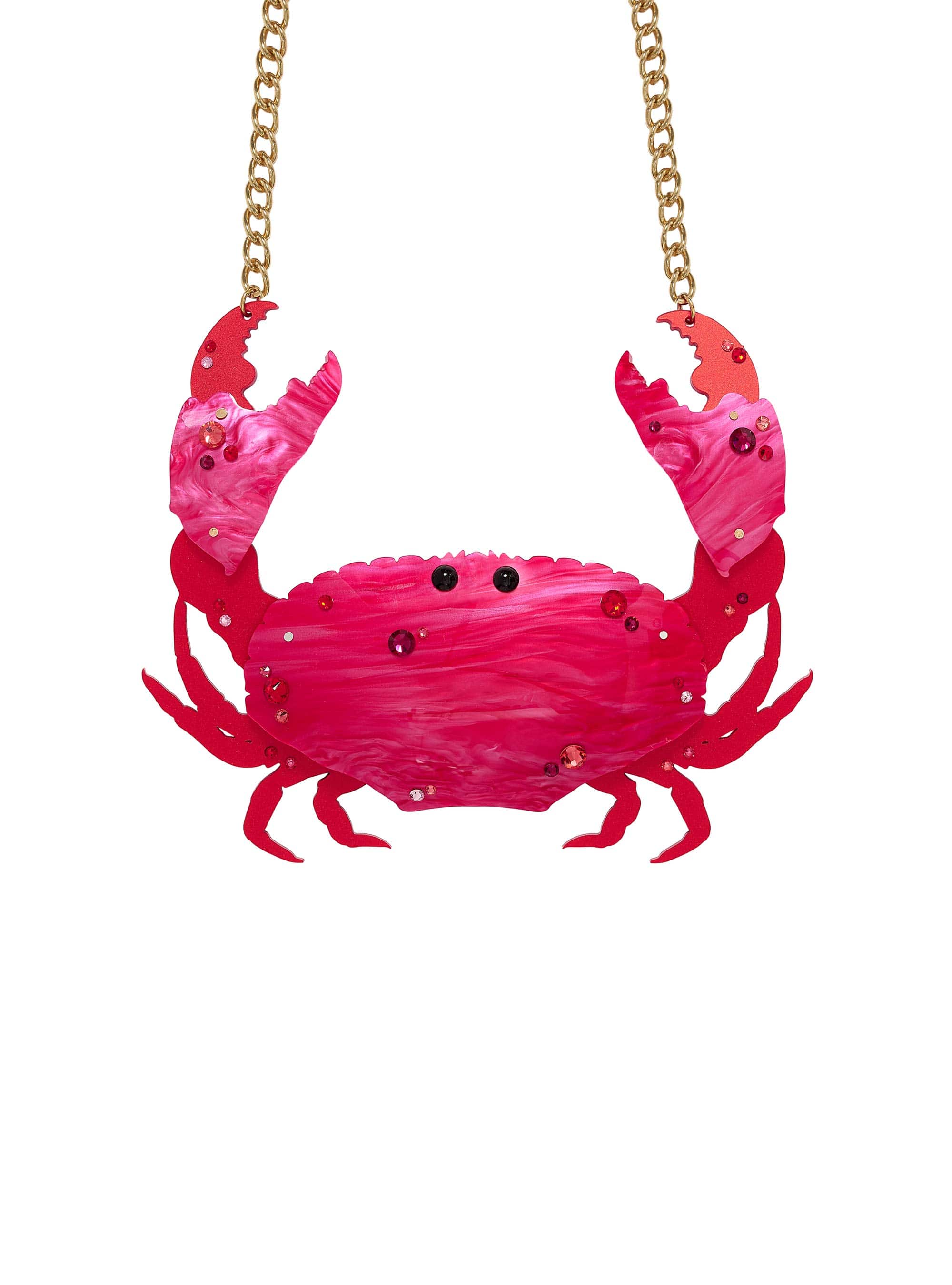 Tatty Devine Amphitrite Crab Necklace