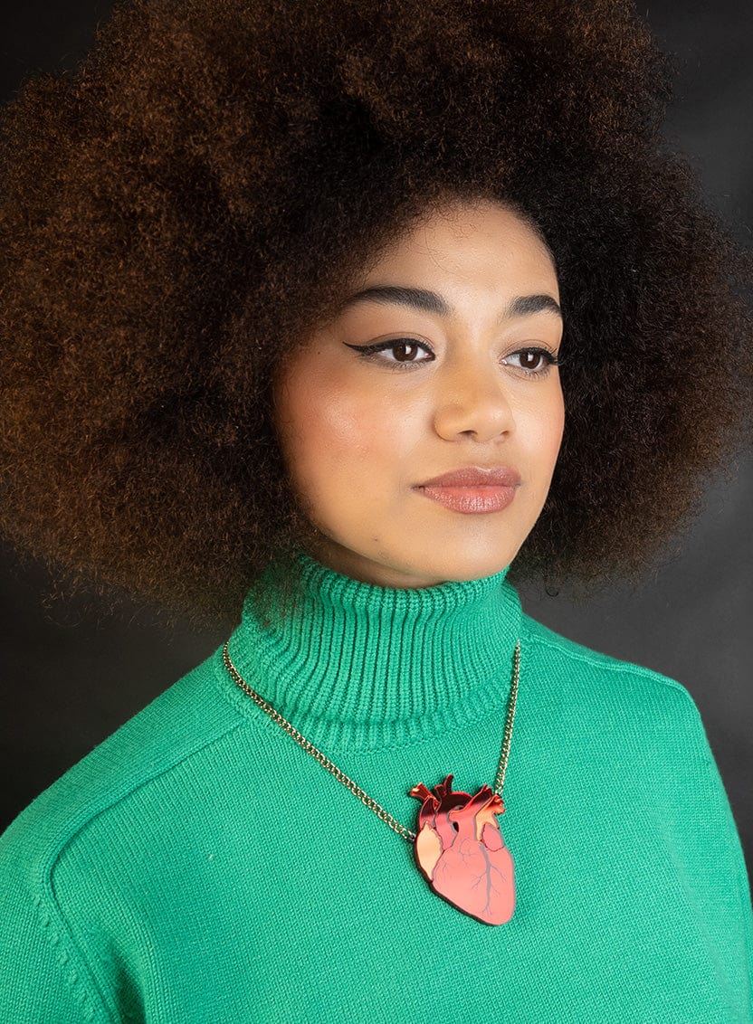 Tatty Devine Anatomical Heart Necklace Seconds