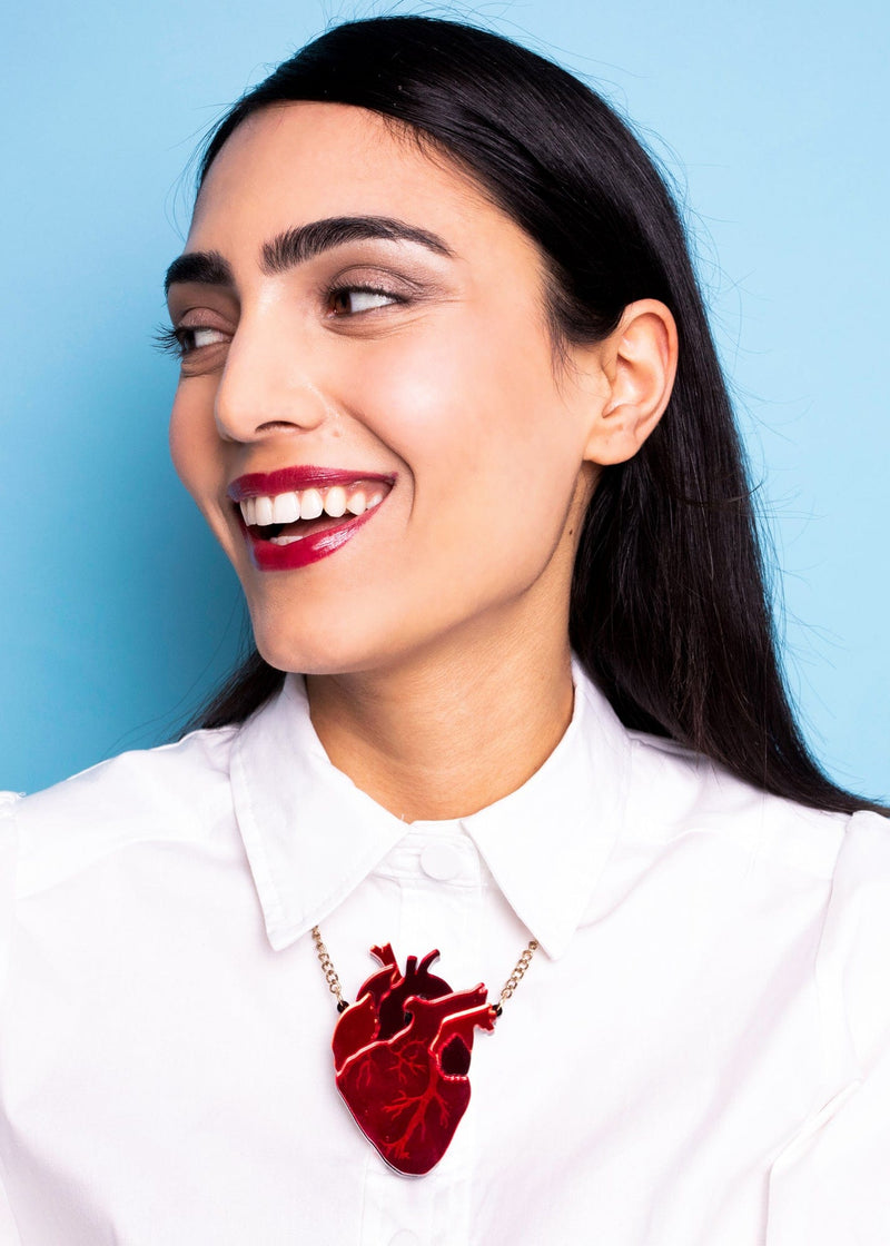 Tatty Devine Anatomical Heart Necklace Seconds