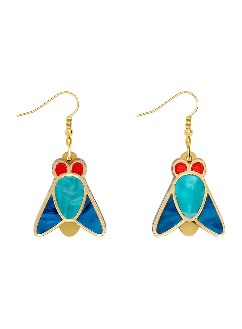 Ancient Fly Earrings