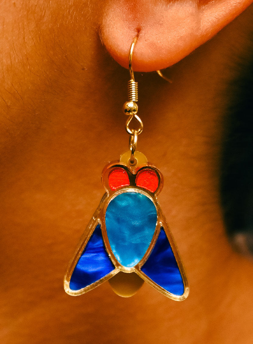 Ancient Fly Earrings