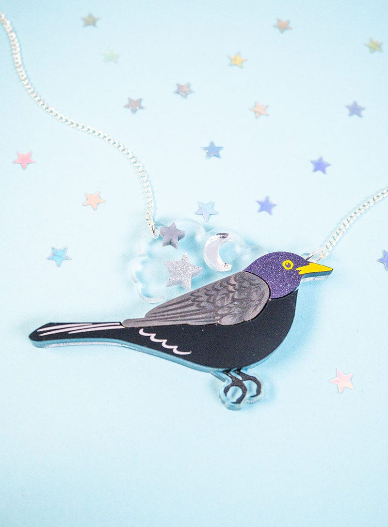 Tatty Devine Blackbird Necklace