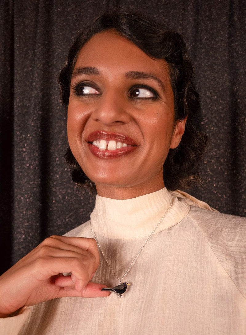 Tatty Devine Blackbird Pendant