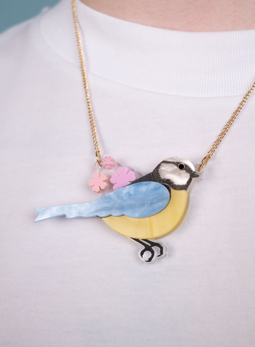 Blue Tit Necklace