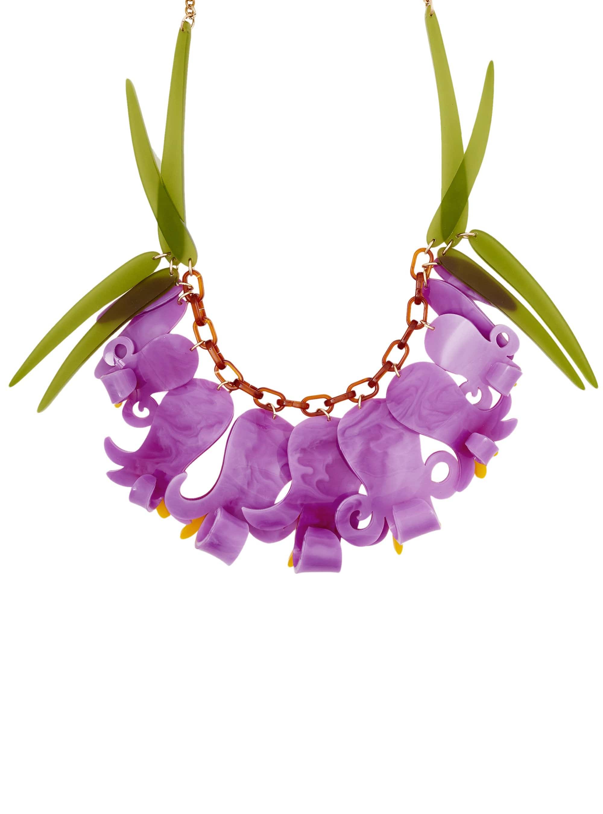Tatty Devine Bluebell Wood Statement Necklace